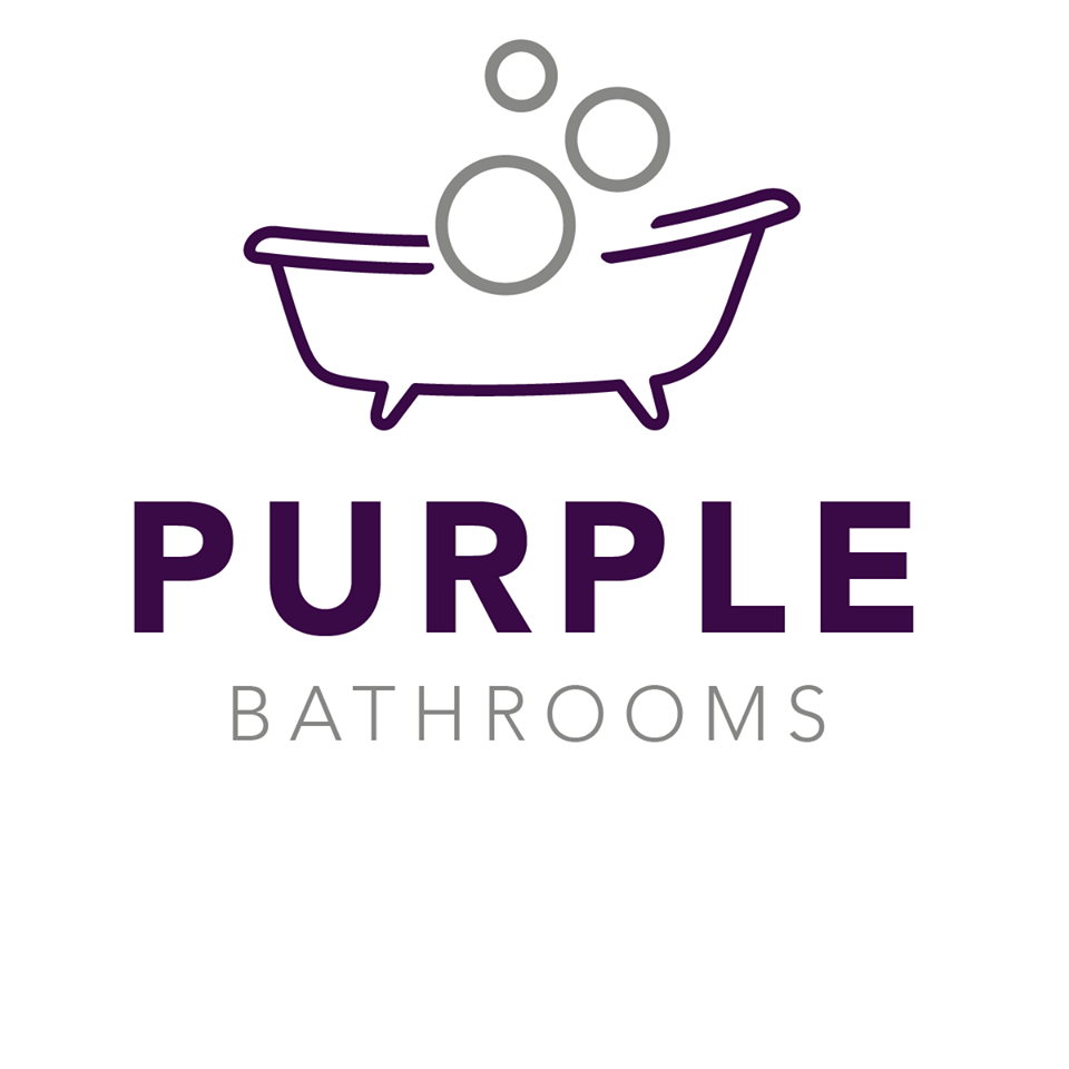 Purple Bathrooms 